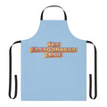Babysitting-themed apron featuring characters from The Baby-Sitters Club