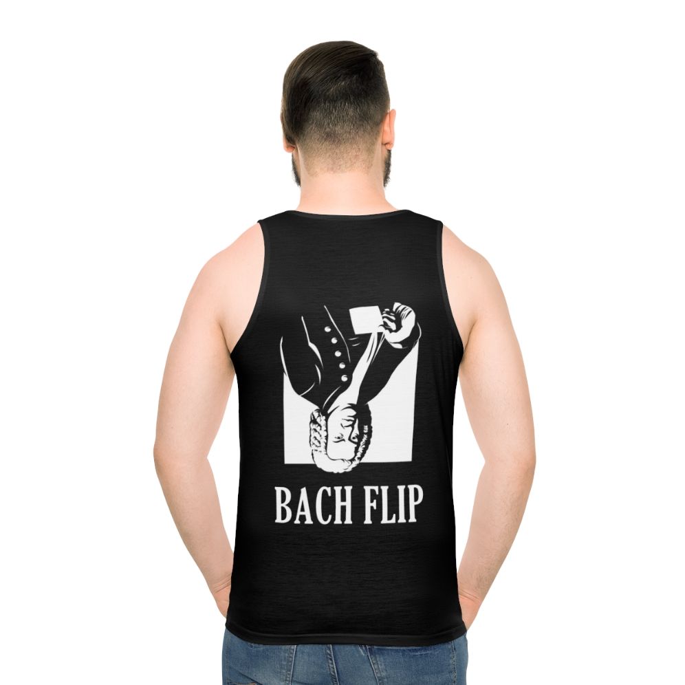 Unisex tank top with a pun design featuring Johann Sebastian Bach
