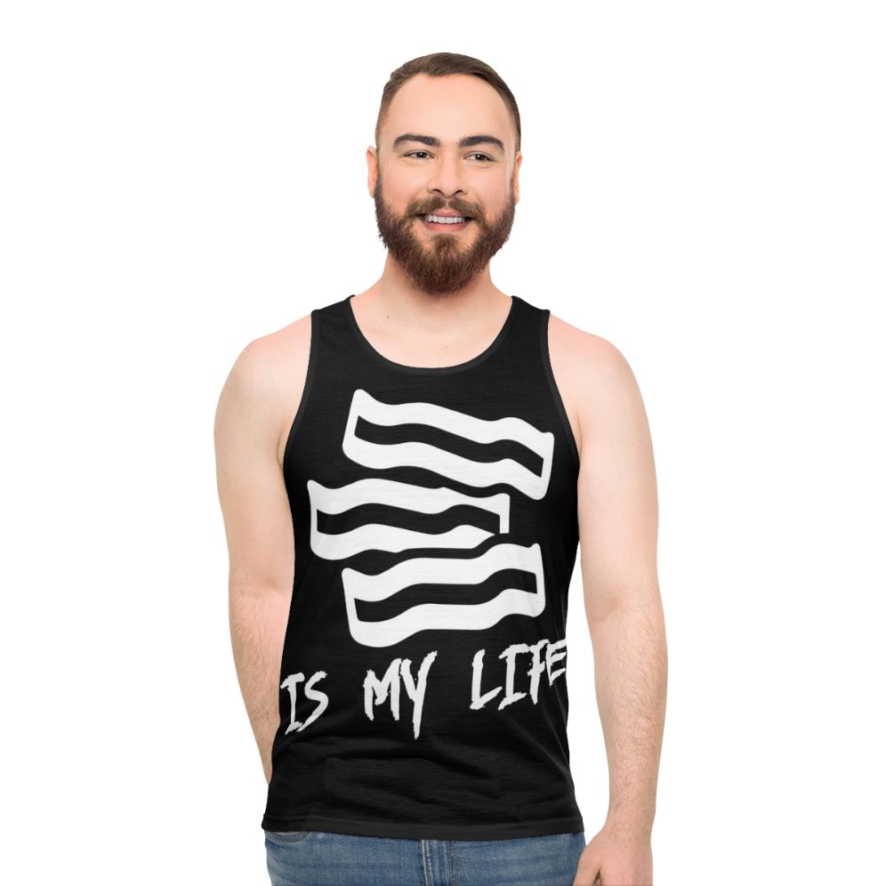 Unisex bacon lover tank top