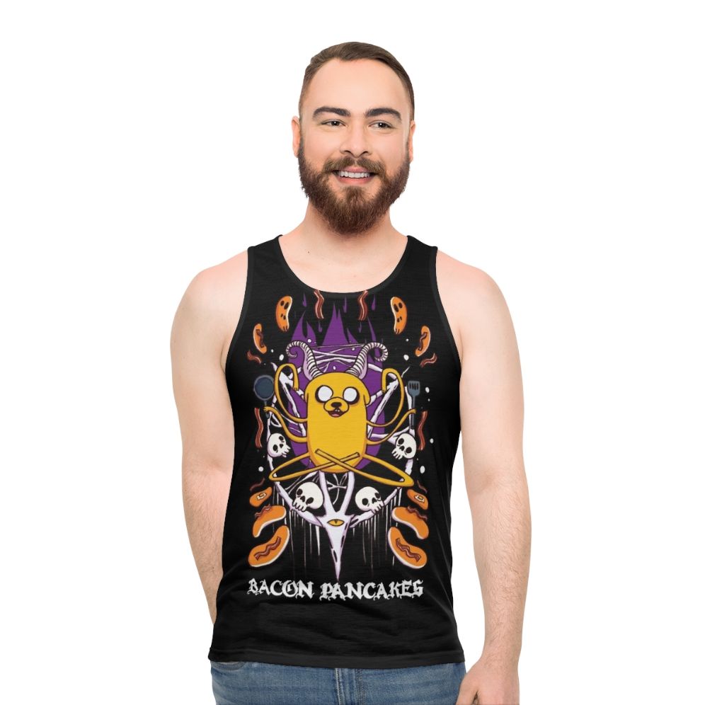 Bacon Pancakes Satanic Metal Unisex Tank Top