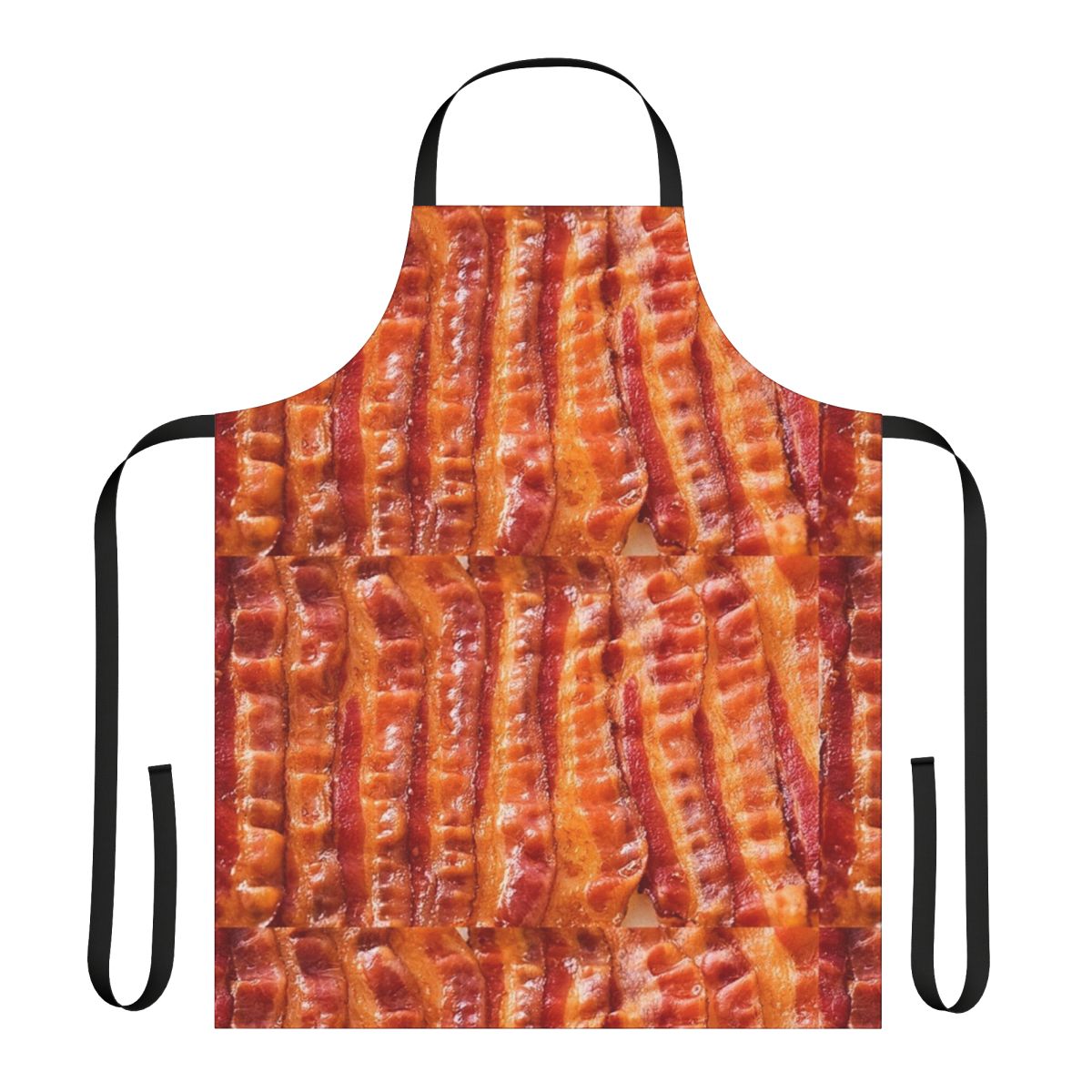 Bacon-themed apron featuring a fun bacon design