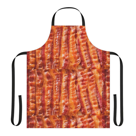 Bacon-themed apron featuring a fun bacon design