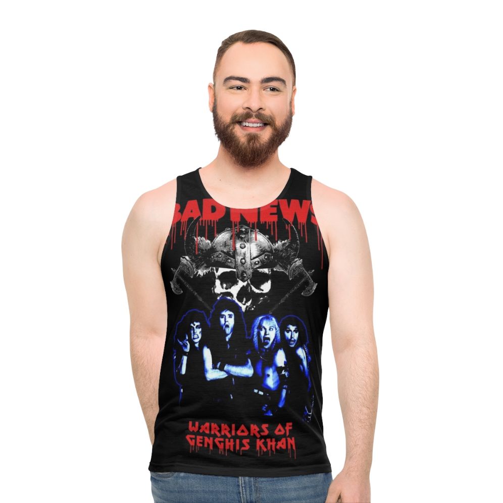 Bad News Unisex Heavy Metal Comedy Parody Tank Top
