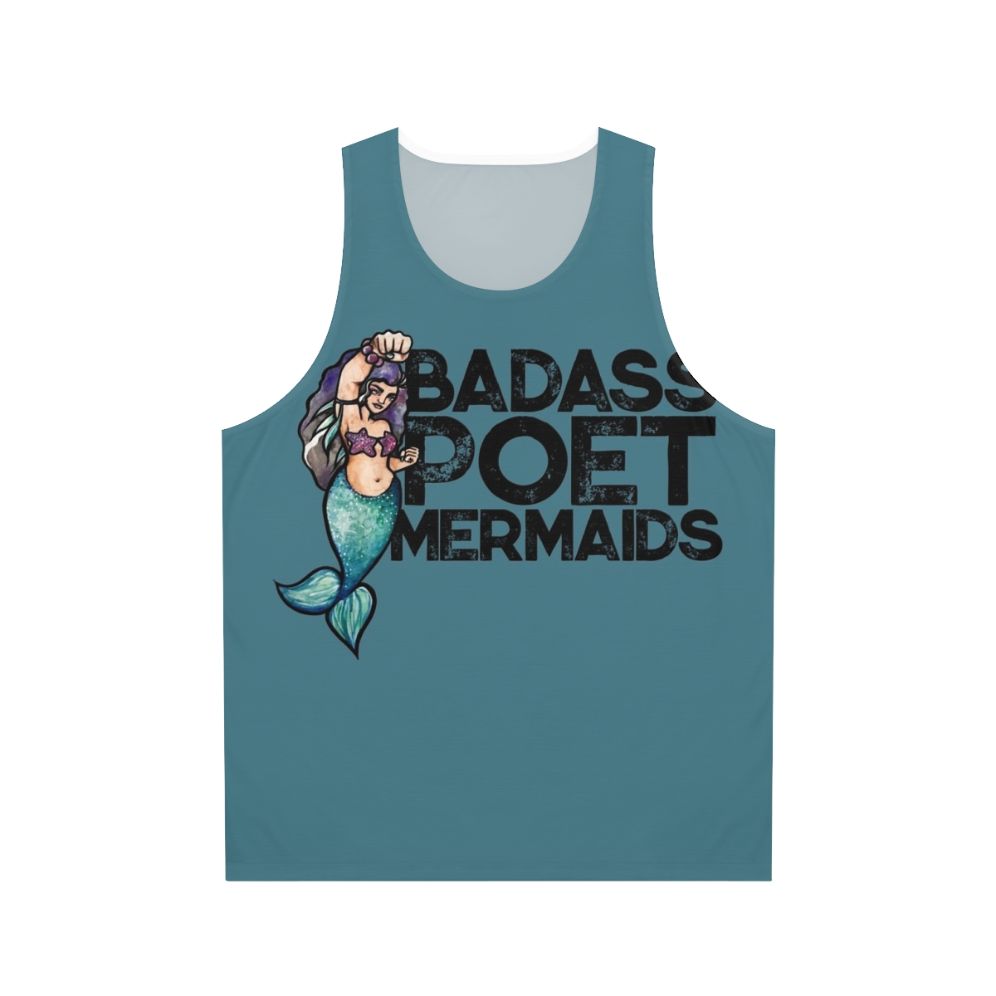 Badass Poet Mermaids Unisex Tank Top