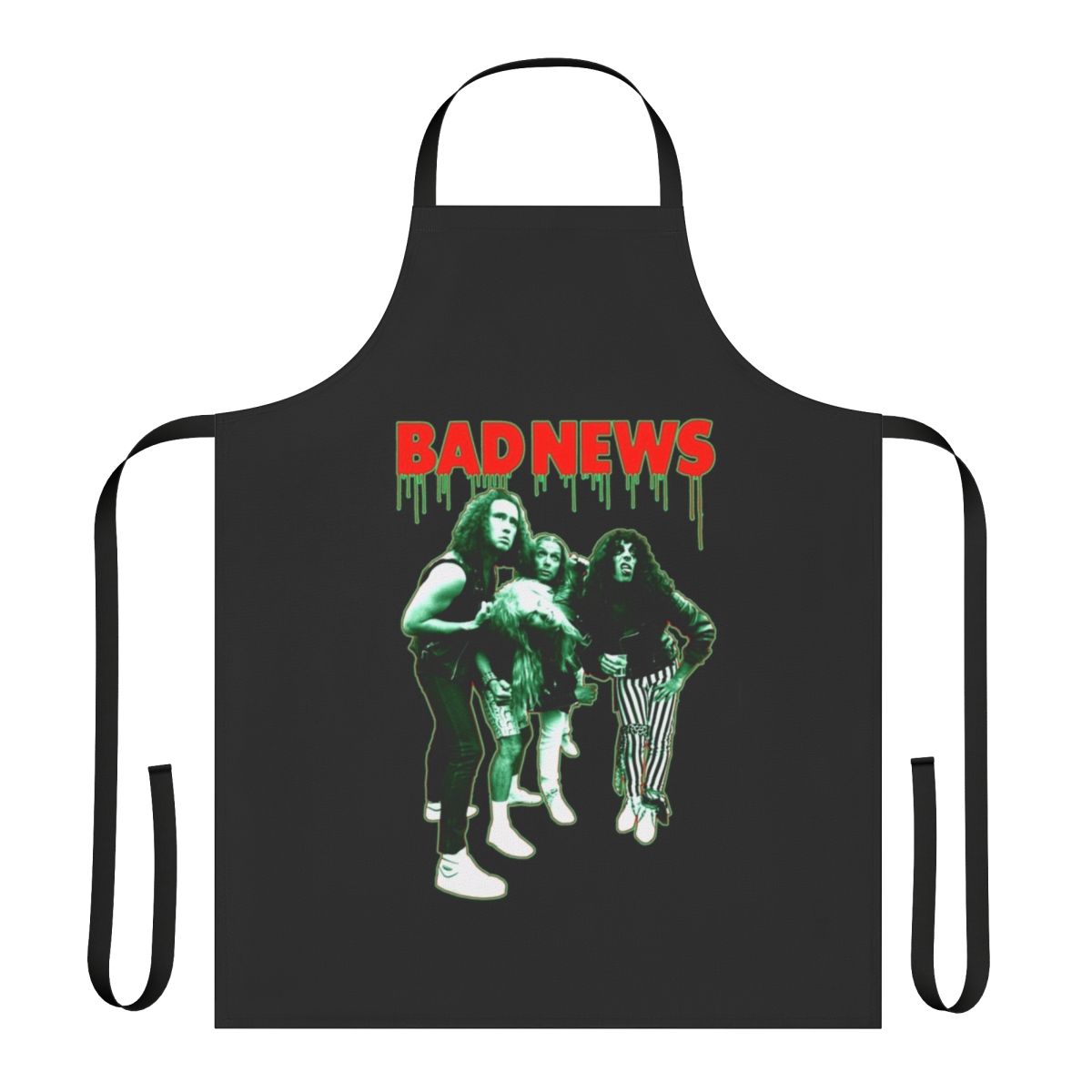 Badass "The Young Ones" inspired metal band apron