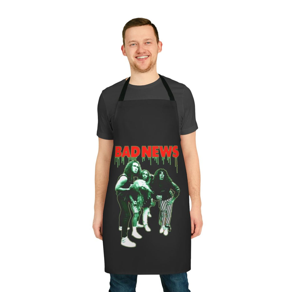 Badass "The Young Ones" inspired metal band apron