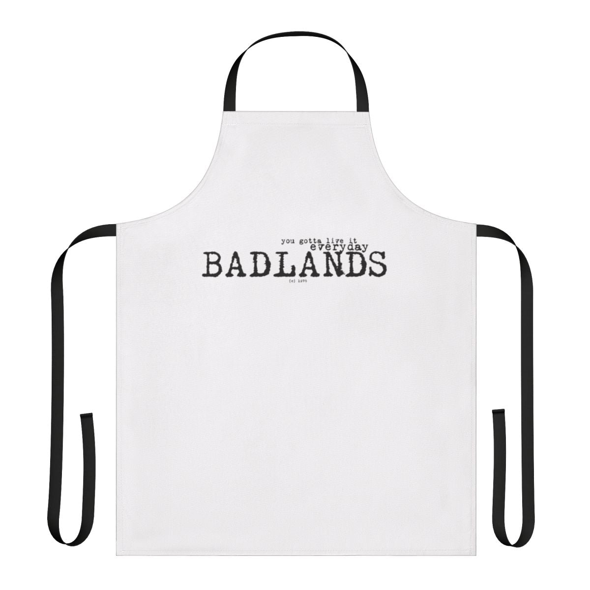 Badlands-Inspired Apron for Bruce Springsteen Fans