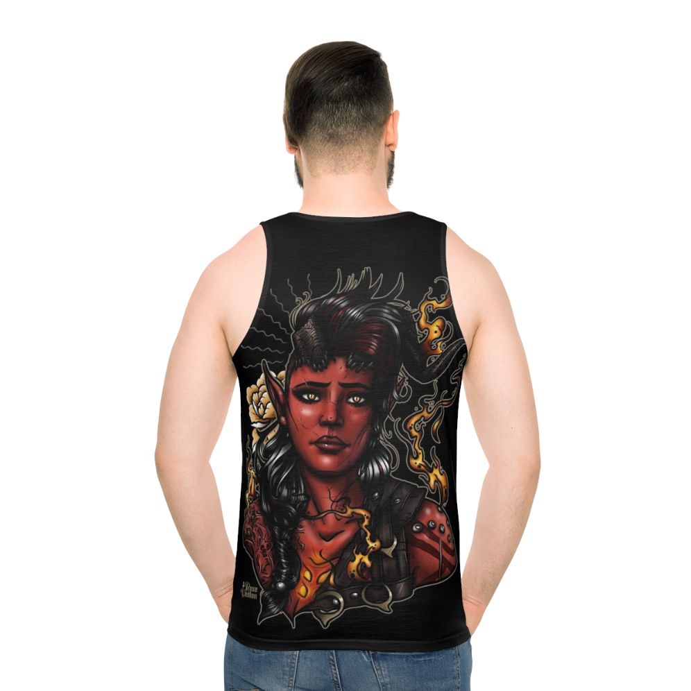 Baldur's Gate 3 Karlach Demon Unisex Tank Top