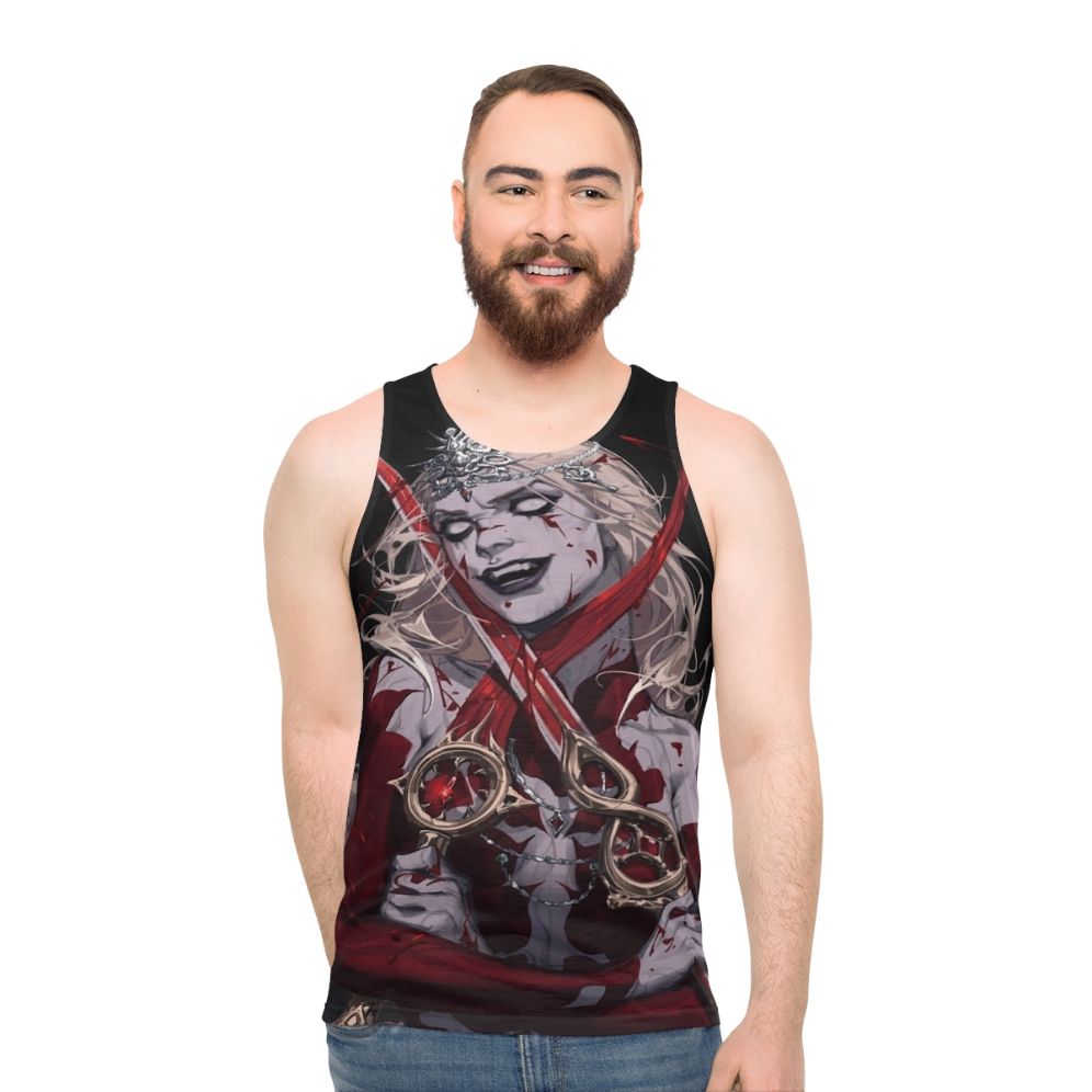 Baldur's Gate 3 unisex tank top with fantasy game design
