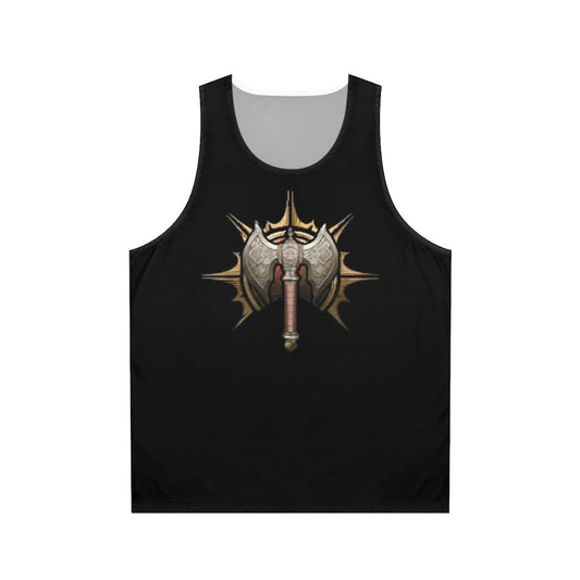 Baldur's Gate Barbarian Logo Unisex Tank Top