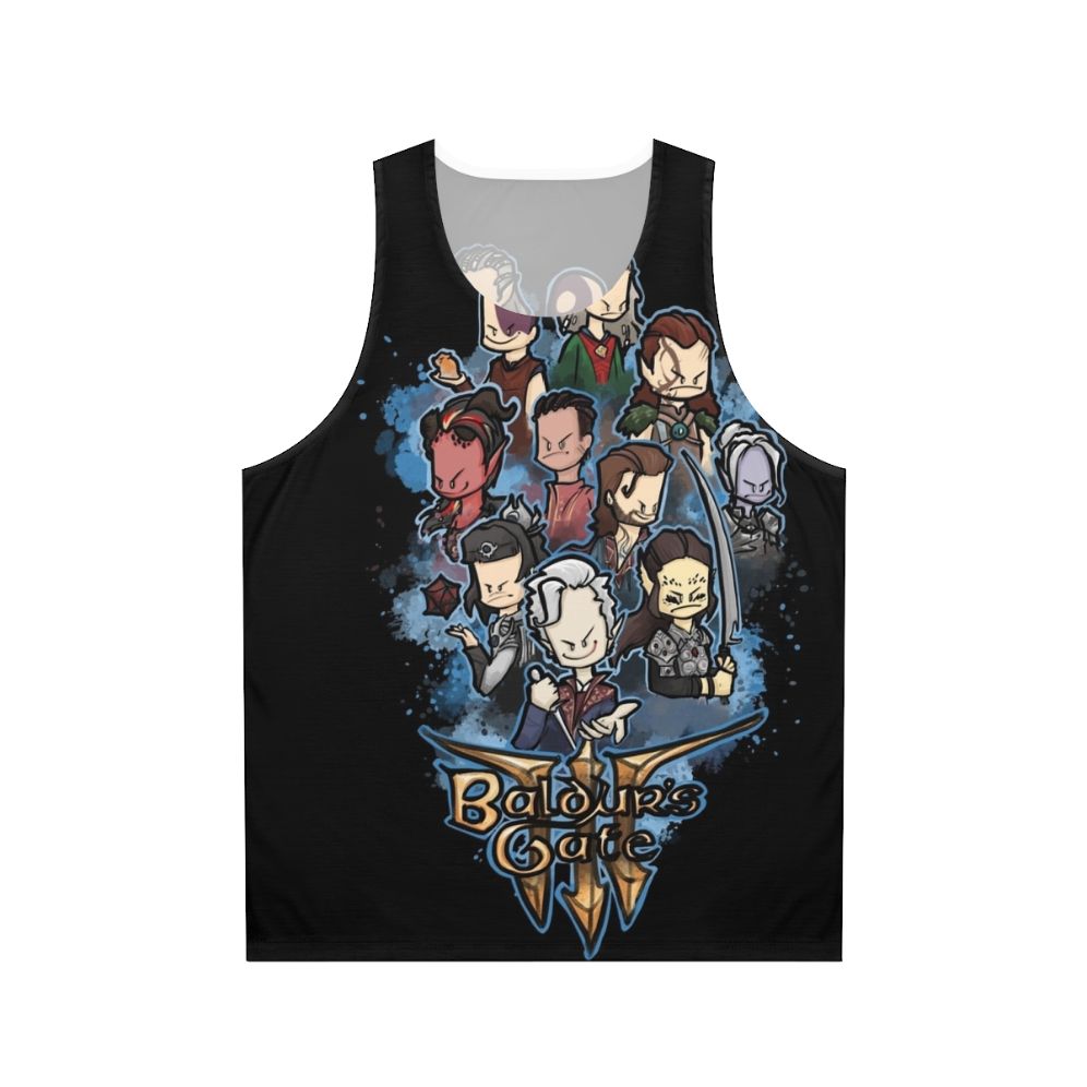 Baldur's Gate unisex fantasy roleplay gaming tank top