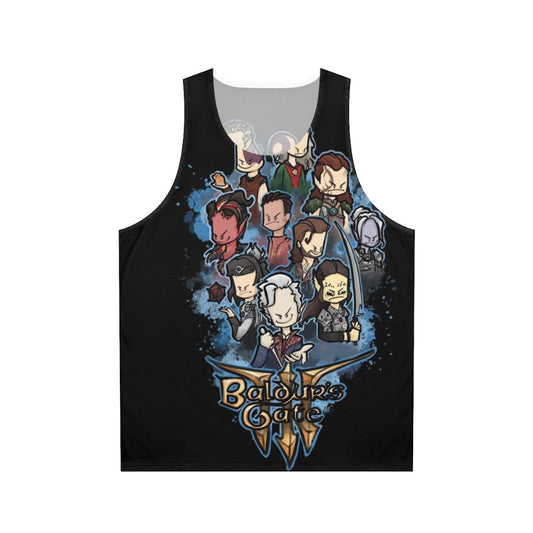 Baldur's Gate unisex fantasy roleplay gaming tank top