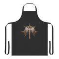 Baldur's Gate inspired barbarian logo apron featuring a fantasy design
