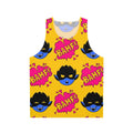 Unisex tank top featuring the Bamfs pattern inspired by the X-Men character Kurt Wagner