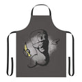 Worms Armageddon inspired apron featuring a banana bomb design