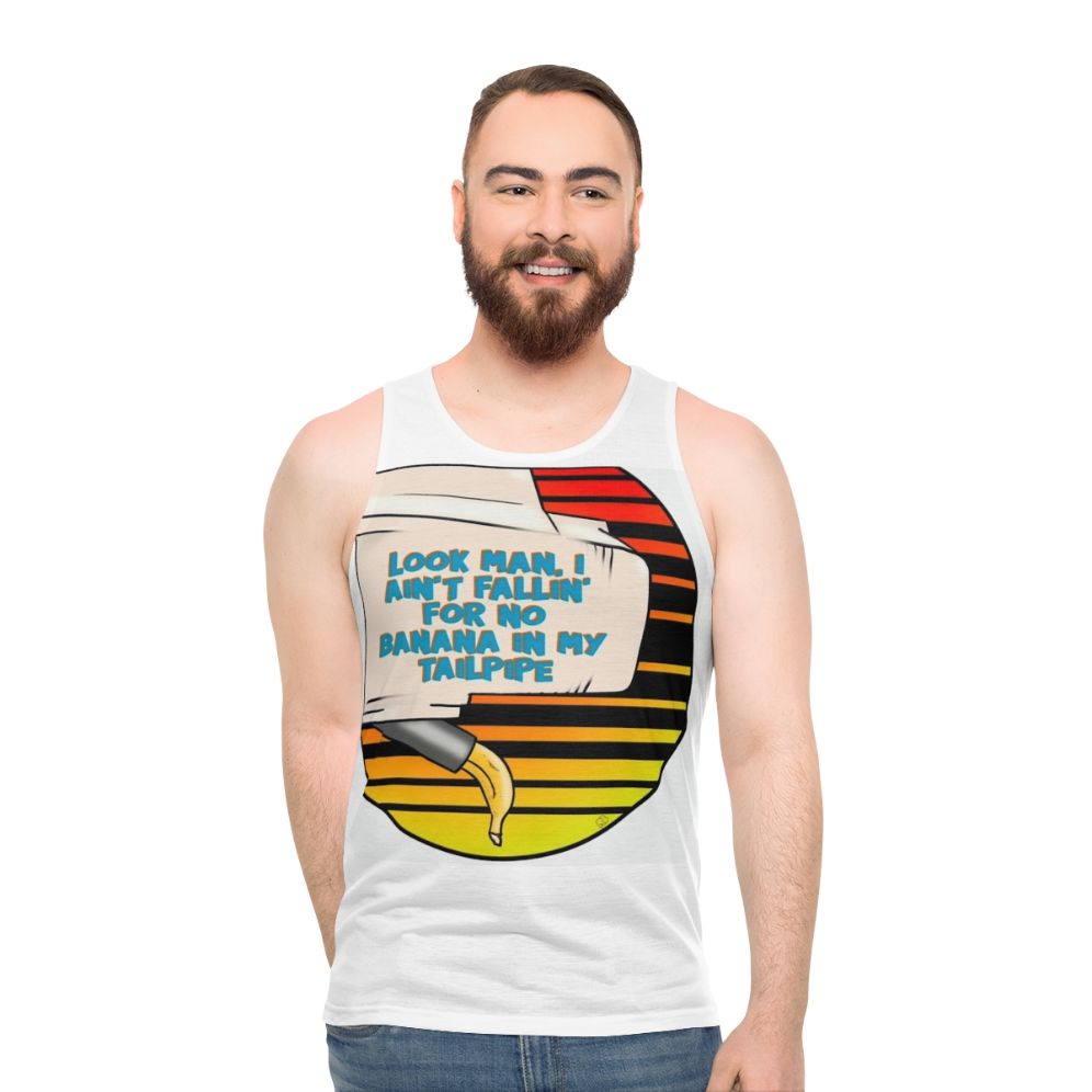 "Banana In My Tailpipe" 80s Movie Unisex Tank Top