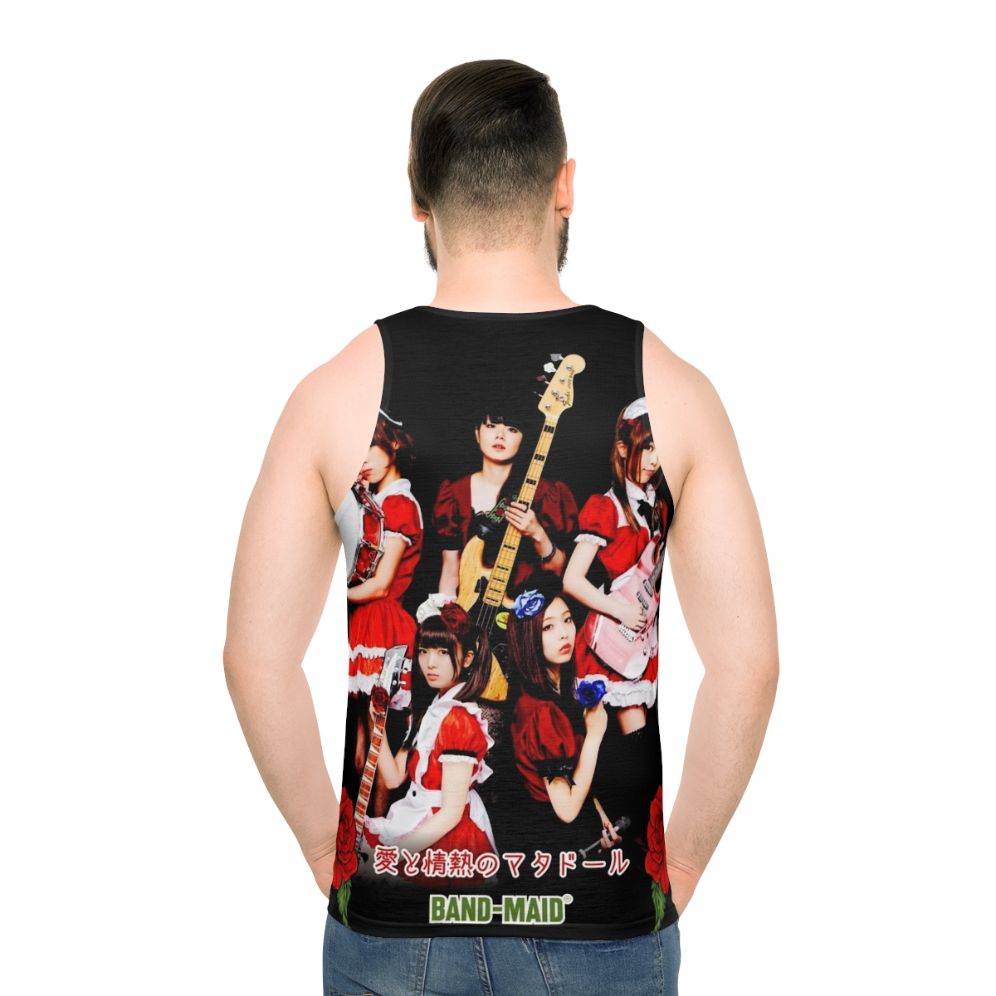 Band Maid Unisex Red Flower Tank Top