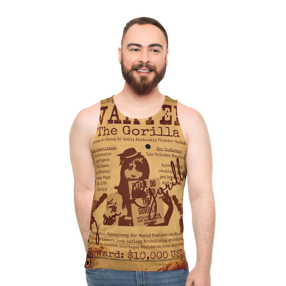 Band Maid The Gorilla Wanted Poster Unisex Tank Top