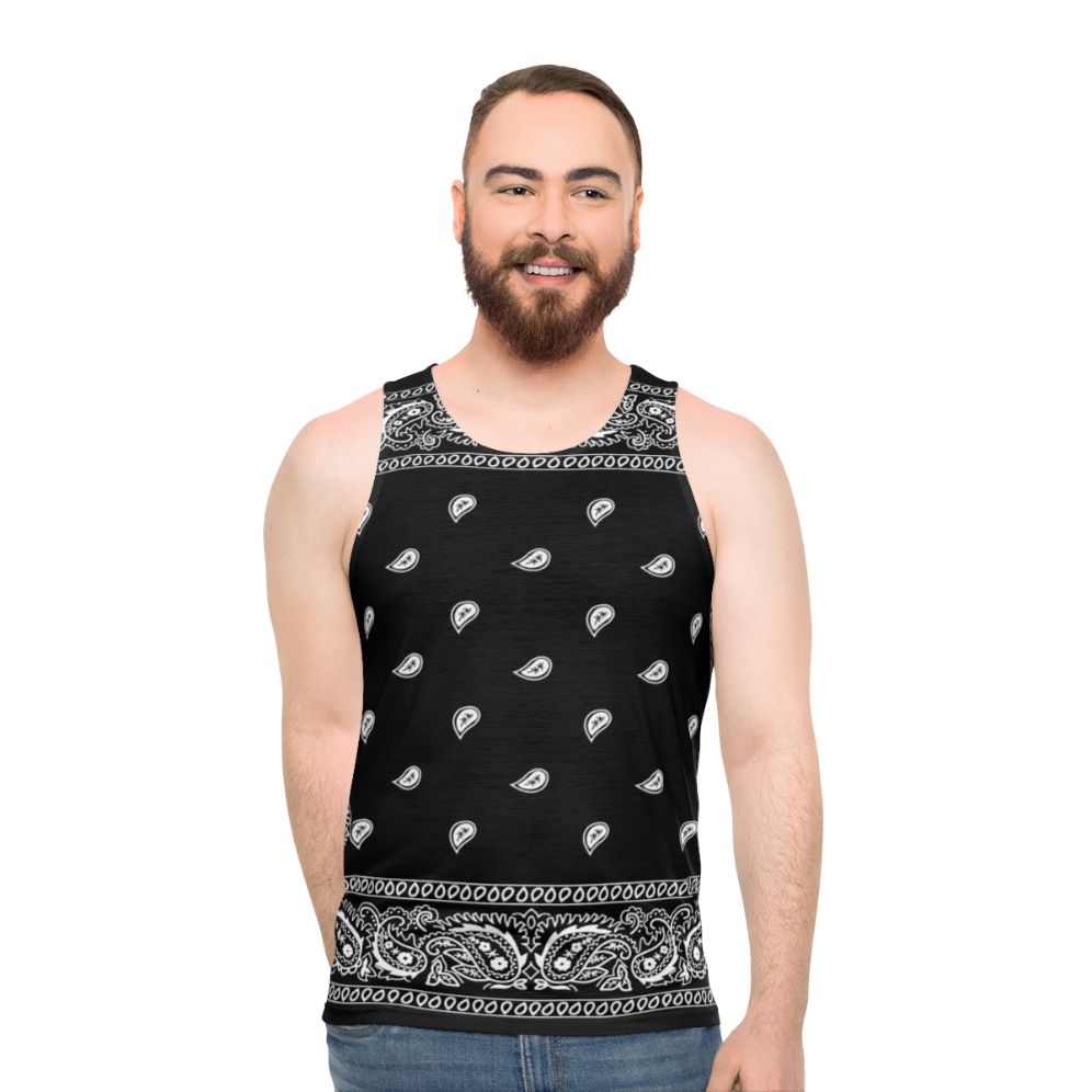 Bandana unisex tank top