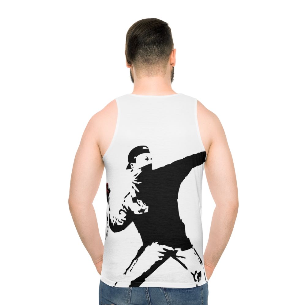 Banksy Flower Thrower Unisex Tank Top