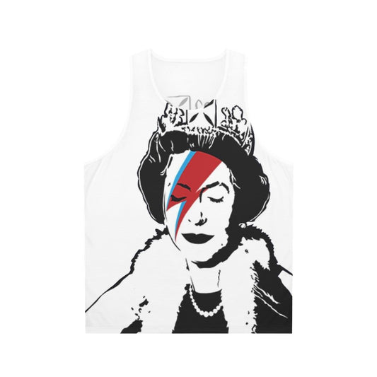 Banksy God Save The Queen Unisex Tank Top