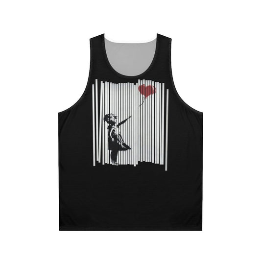 Banksy Shredded Balloon Girl Unisex Tank Top