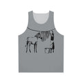 Banksy Zebra Print Unisex Tank Top