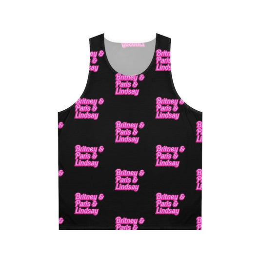 Barbie-inspired unisex tank top in pastel pink