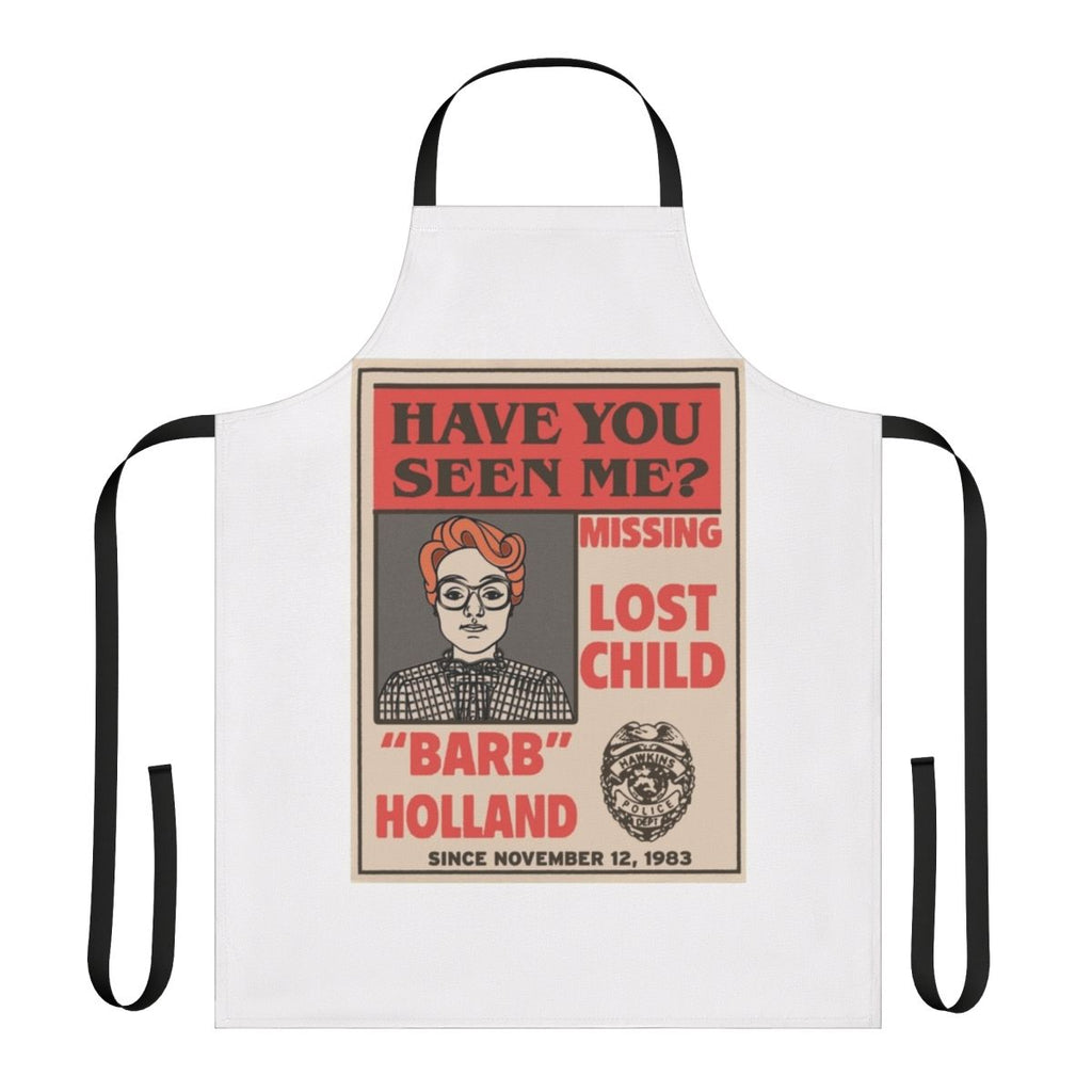 Barb's Missing Poster Themed Apron - Stranger Things Inspired Apron