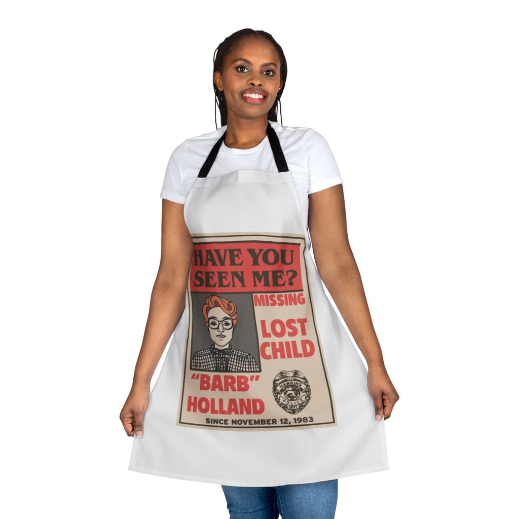 Barb's Missing Poster Themed Apron - Stranger Things Inspired Apron