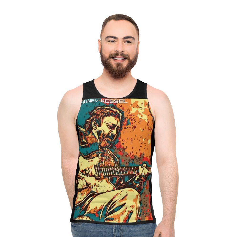 Barney Kessel Unisex Jazz Musician Tank Top
