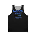 Baroque music lover funny unisex tank top