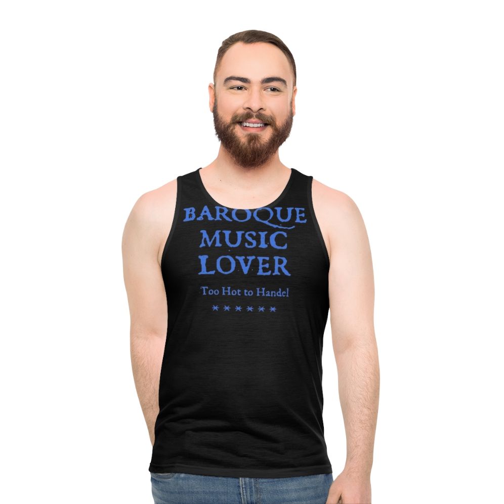Baroque music lover funny unisex tank top