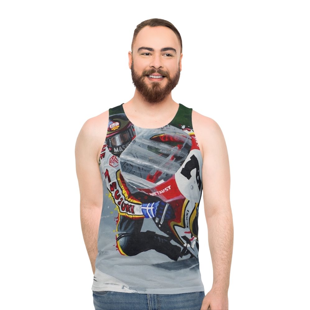 Barry Sheene MotoGP Unisex Tank Top