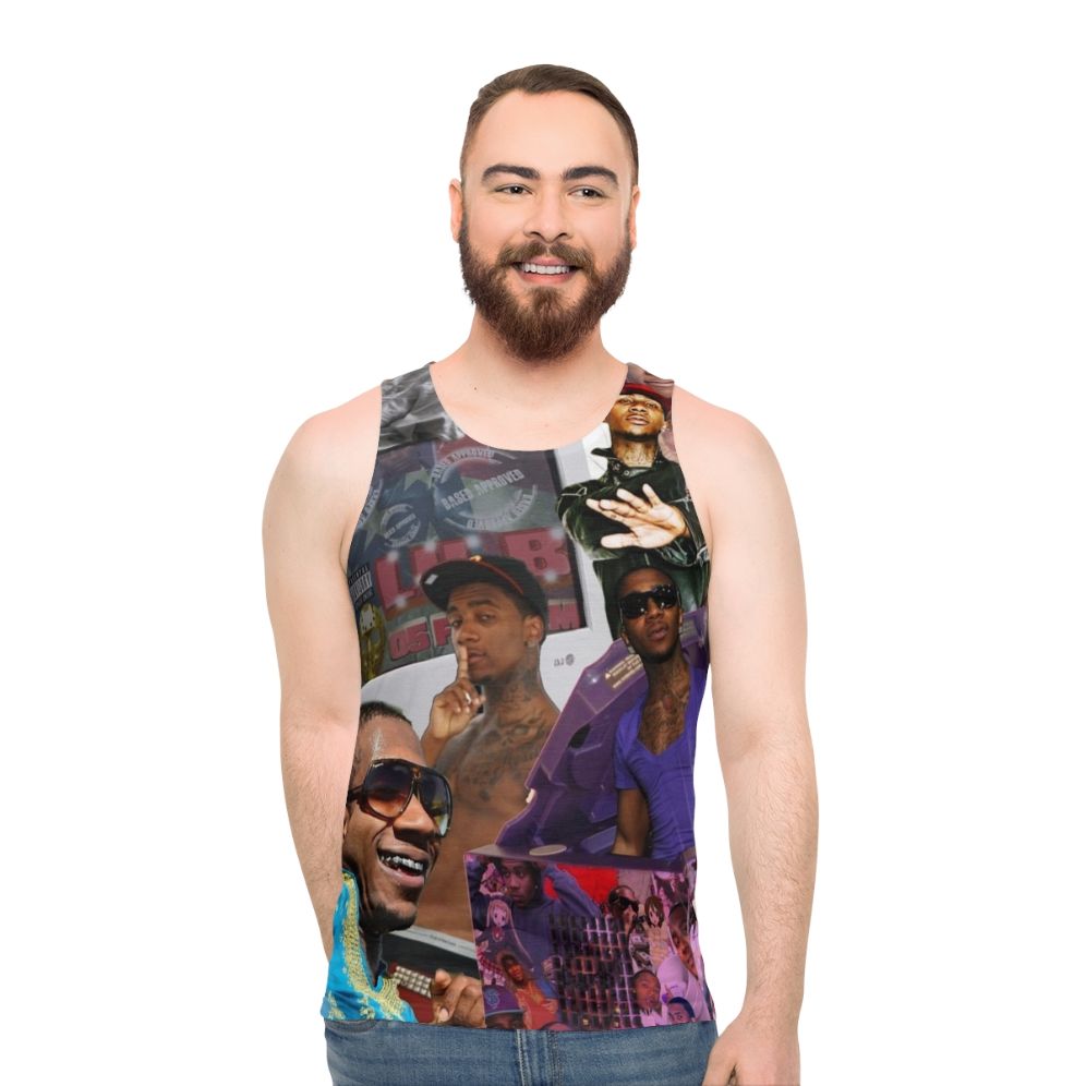 Based Unisex Tank Top with Lil B Basedgod Inspired Design