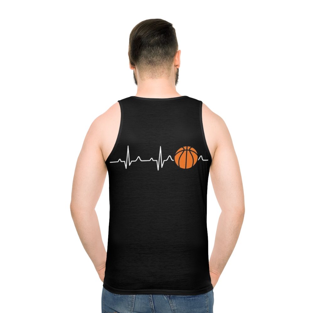 Basketball Heartbeat Unisex Tank Top