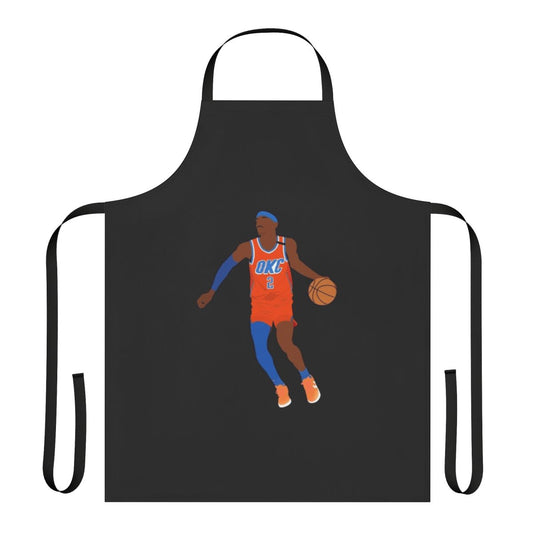 Apron featuring a basketball player in action