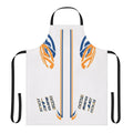 Bassline-inspired apron featuring Hot Wheels Acceleracers branding and graphics