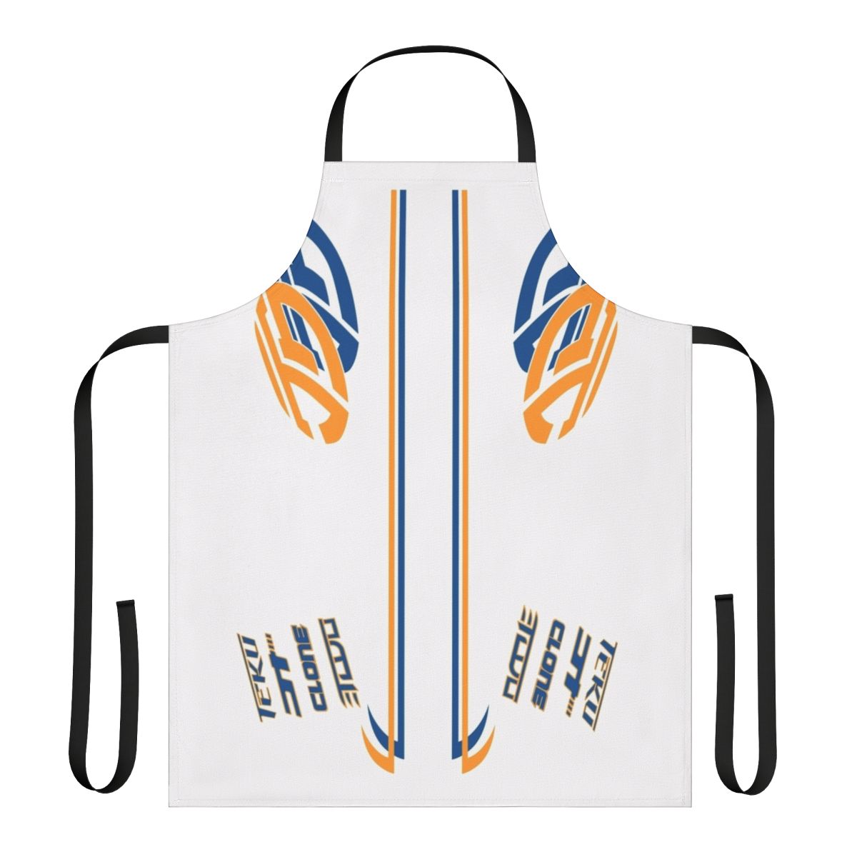 Bassline-inspired apron featuring Hot Wheels Acceleracers branding and graphics