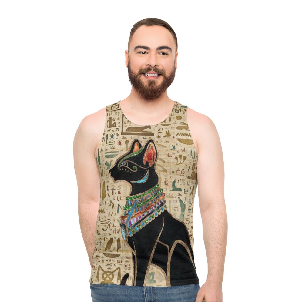 Bastet Egyptian Cat Goddess Unisex Tank Top