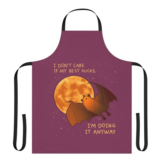 Bat-Inspired Night Sky Apron for Self-Care and Positivity