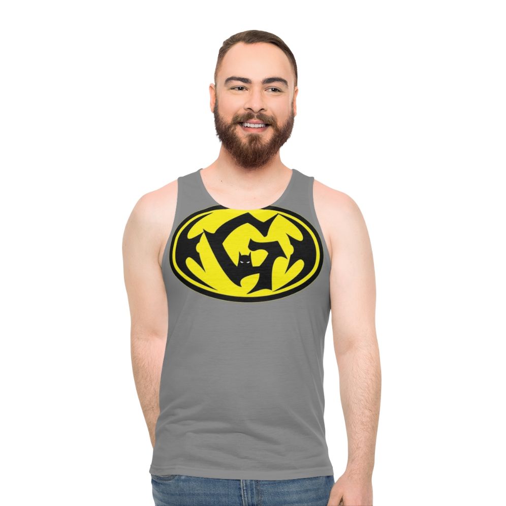 Bat Letter G Vol 1 A-Z Superhero Unisex Tank Top
