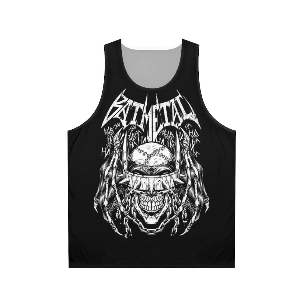 Batmetal superhero unisex tank top