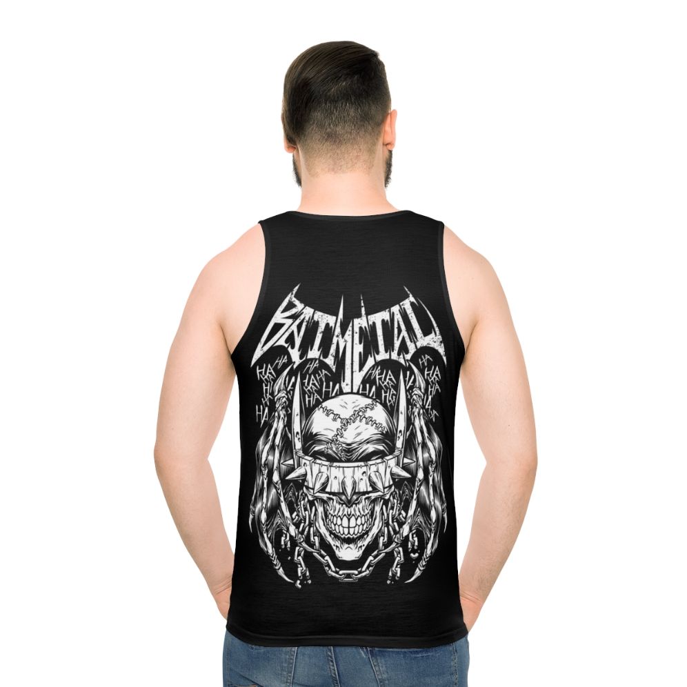 Batmetal superhero unisex tank top