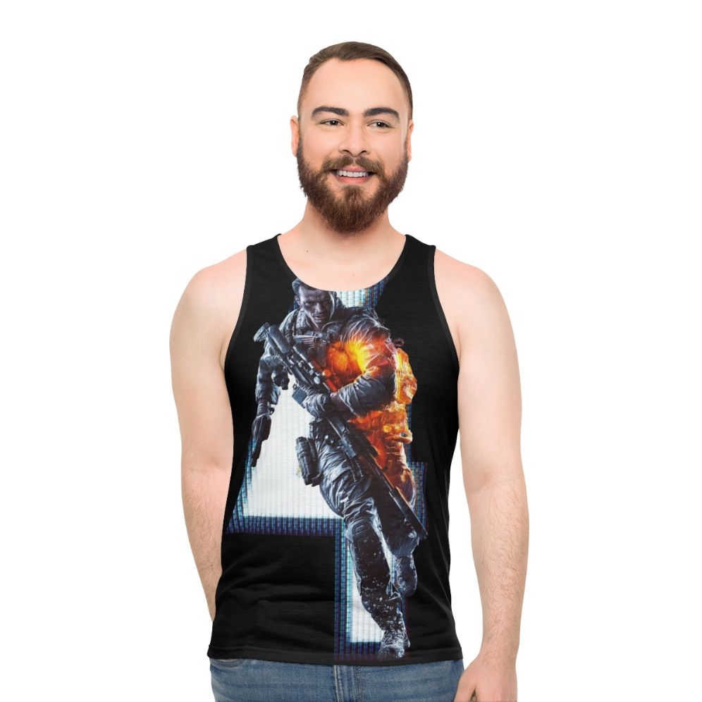 Battlefield 4 Unisex Military-Themed Tank Top