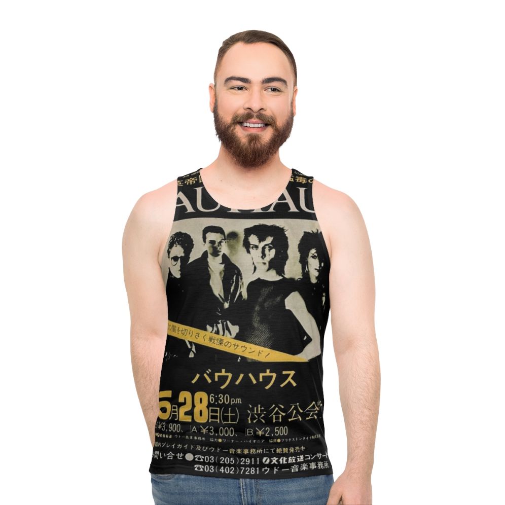 Bauhaus punk rock unisex tank top