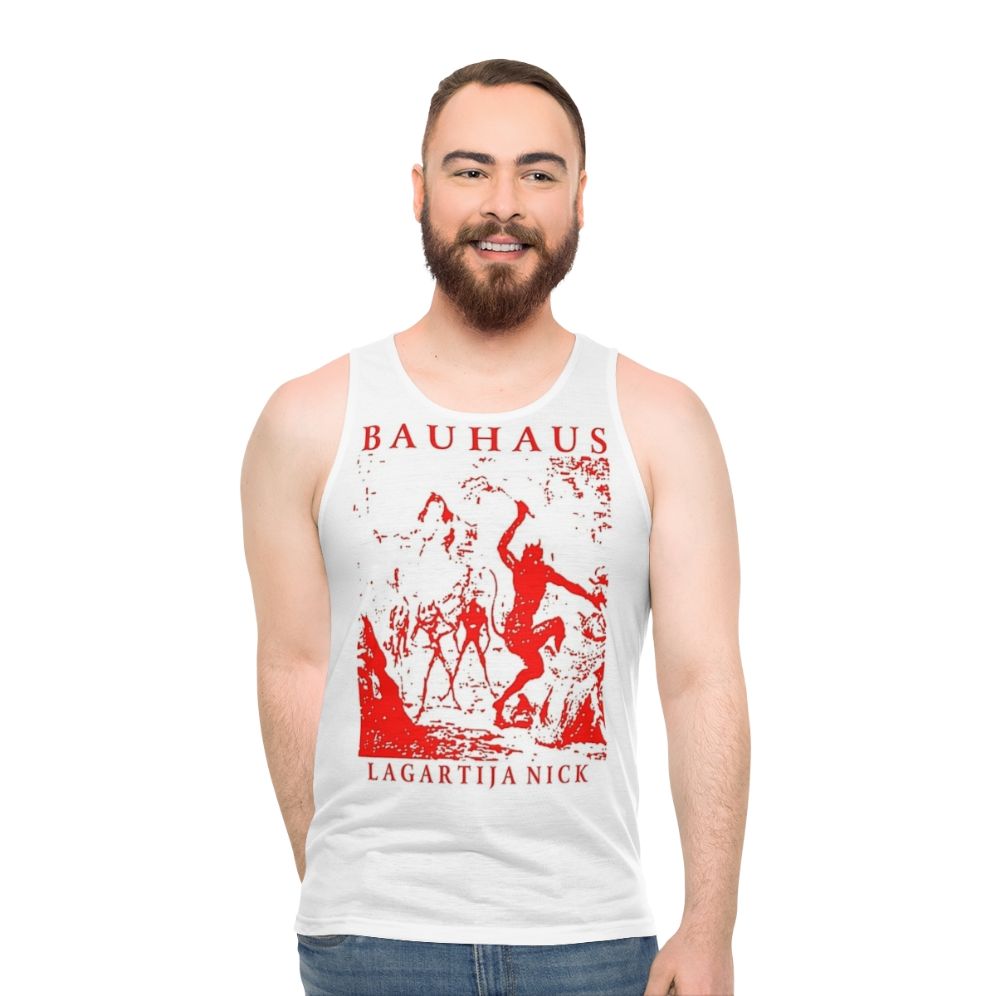Bauhaus rock band legend unisex tank top