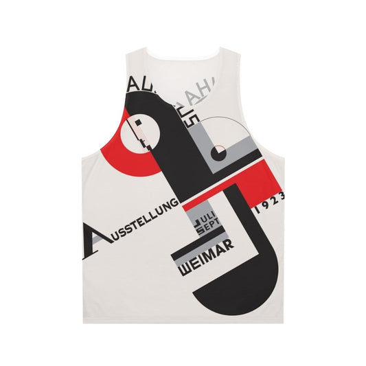 Bauhaus-inspired unisex tank top
