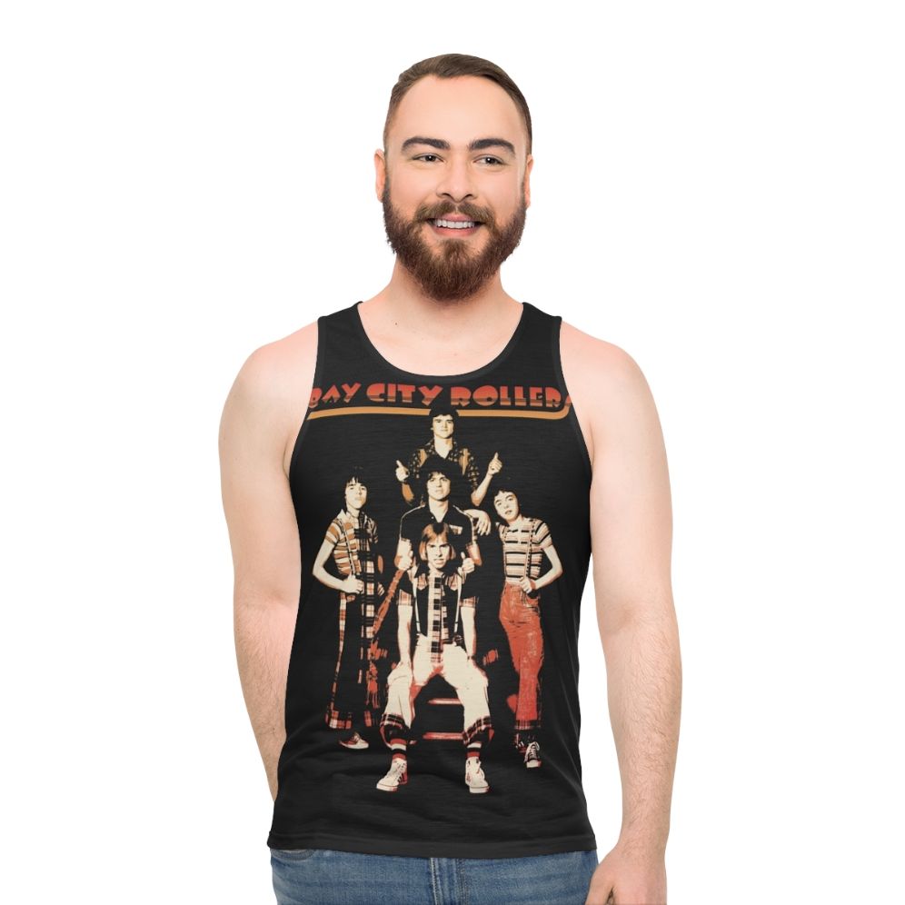 Retro Bay City Rollers Unisex Tank Top