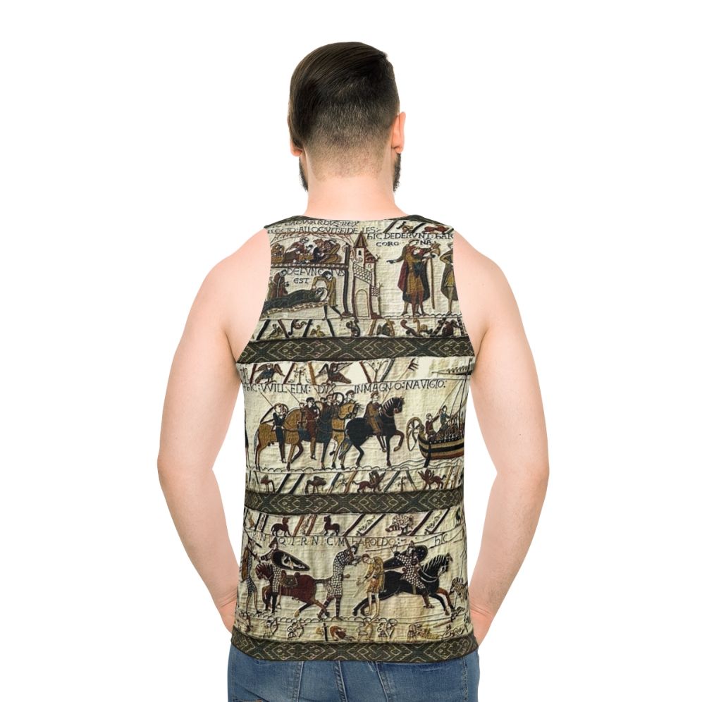 Bayeux Tapestry inspired unisex tank top